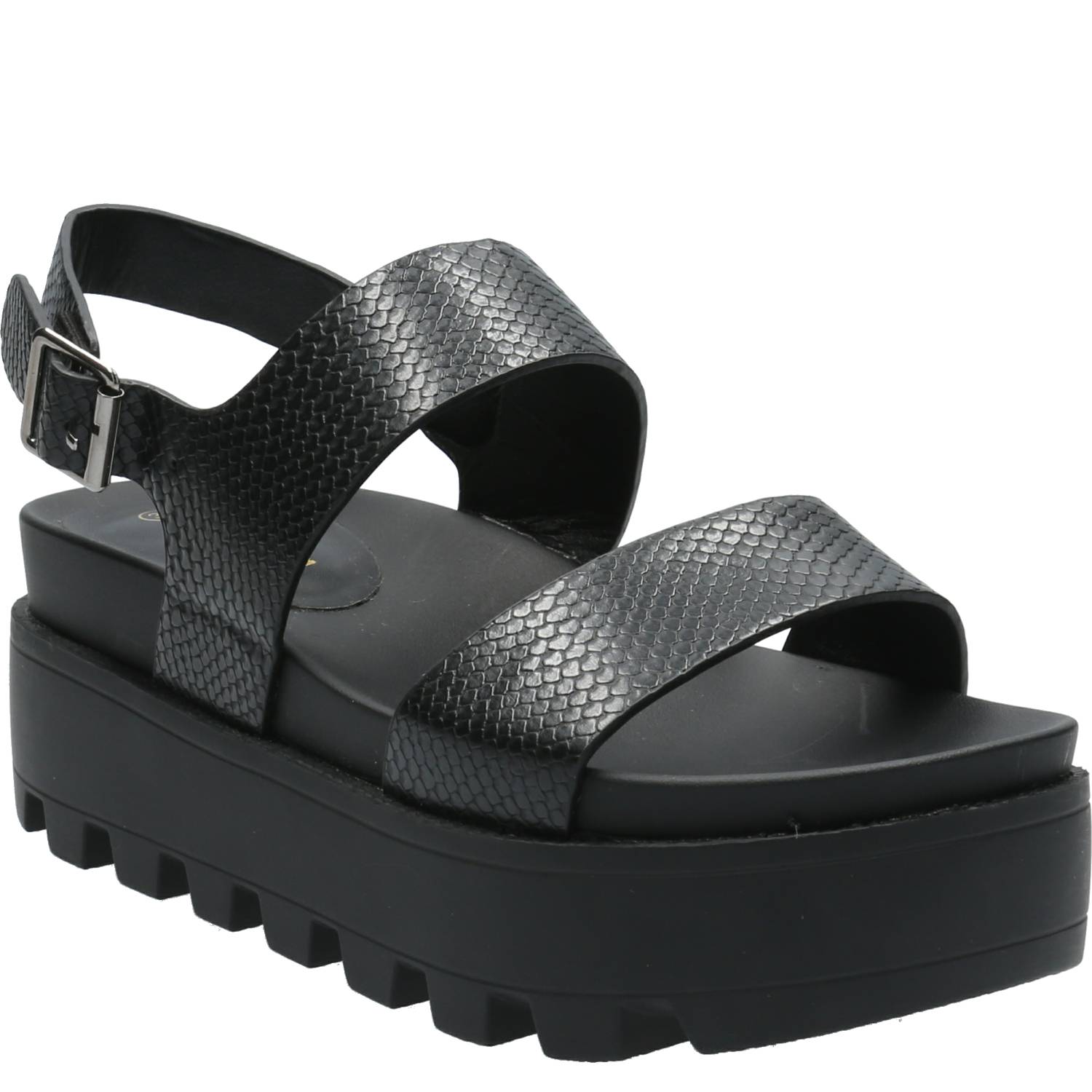 Sandalia Mujer Perfect Negro Azaleia