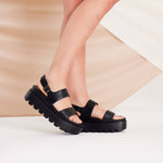 Sandalia Mujer Perfect Negro Azaleia