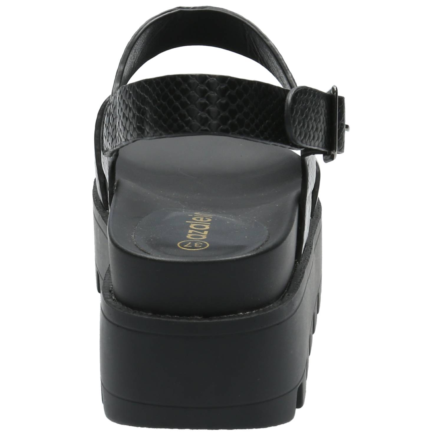 Sandalia Mujer Perfect Negro Azaleia