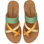 Sandalia Mujer Fannie Verde Azaleia