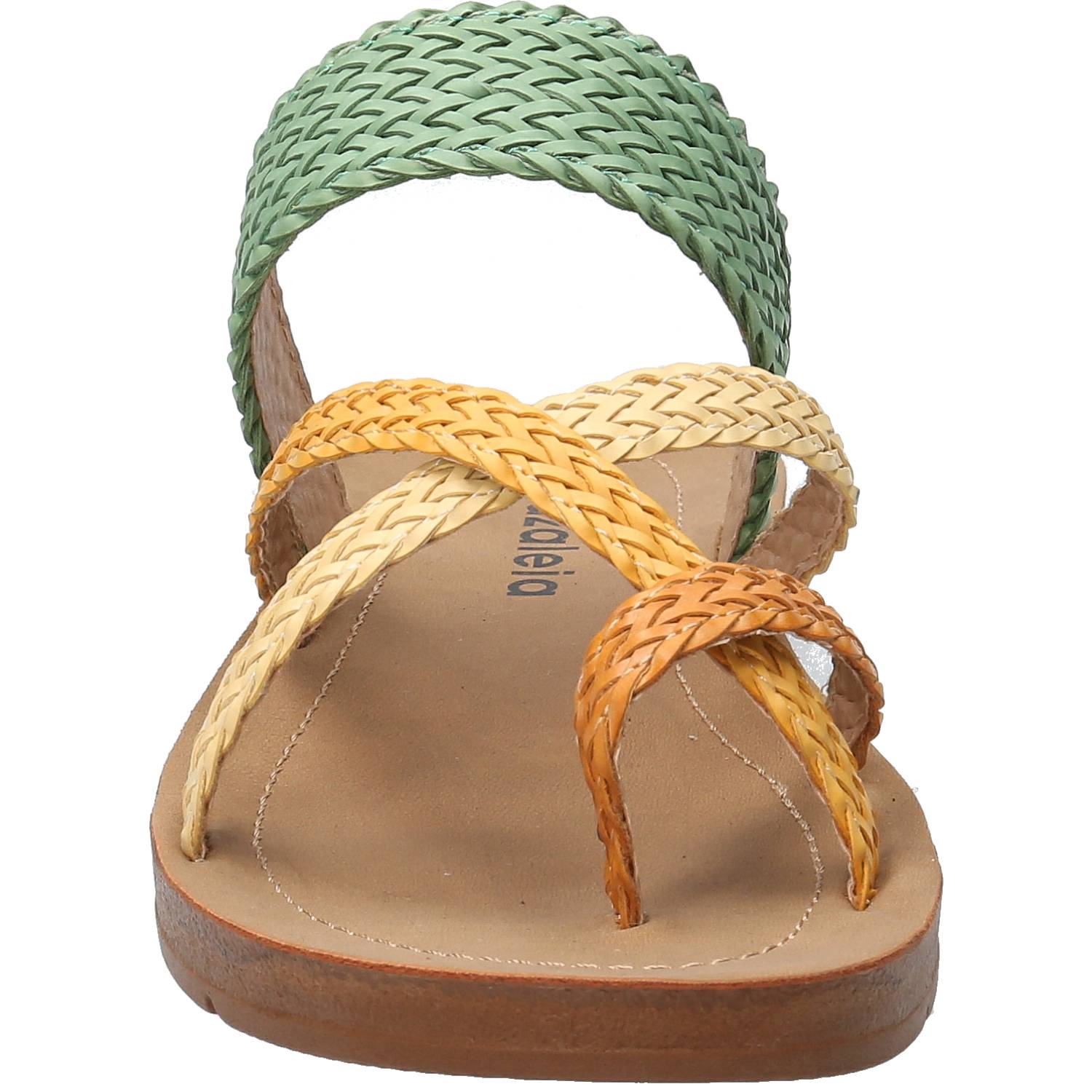 Sandalia Mujer Fannie Verde Azaleia