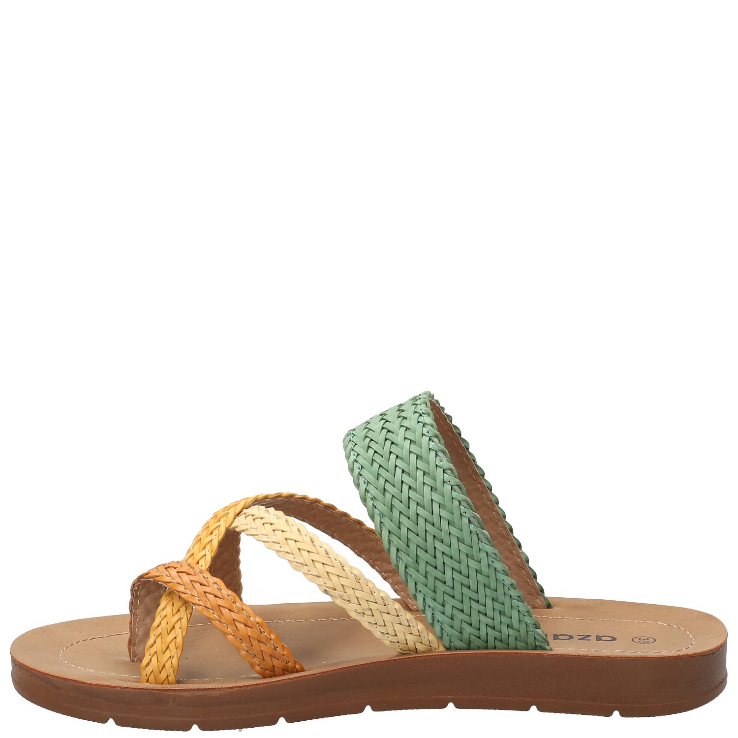 Sandalia Mujer Fannie Verde Azaleia