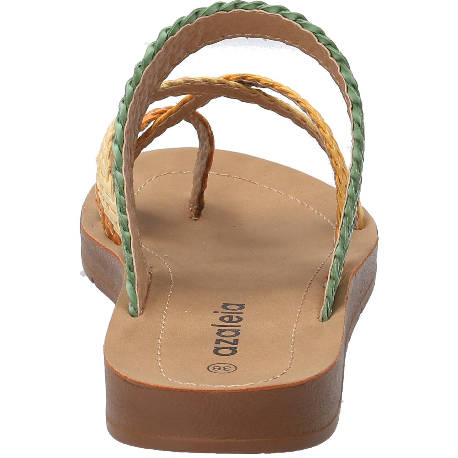 Sandalia Mujer Fannie Verde Azaleia