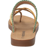 Sandalia Mujer Fannie Verde Azaleia