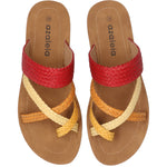 Sandalia Mujer Fannie Rojo Azaleia