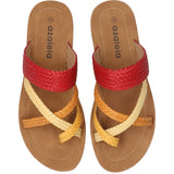 Sandalia Mujer Fannie Rojo Azaleia