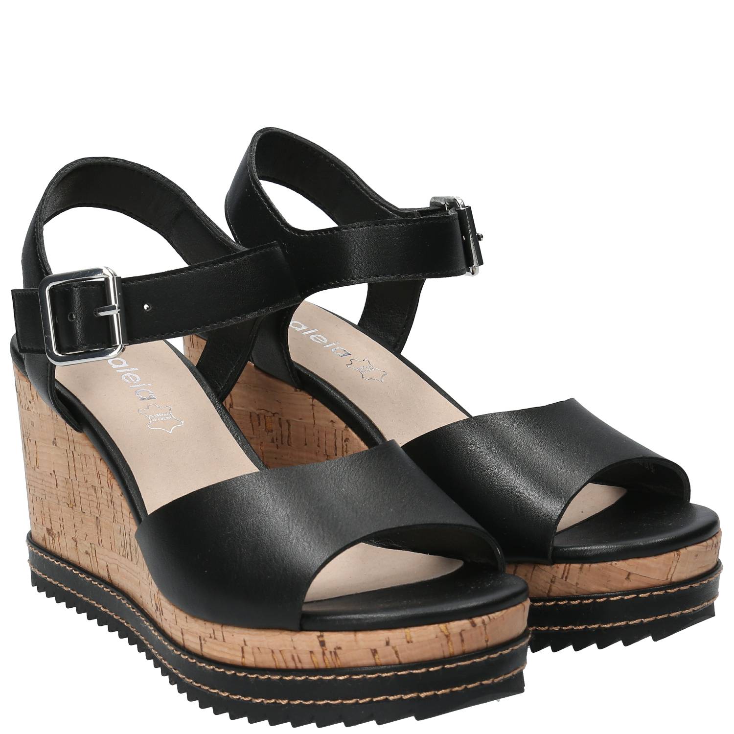 Sandalia Mujer Harmony Negro Azaleia