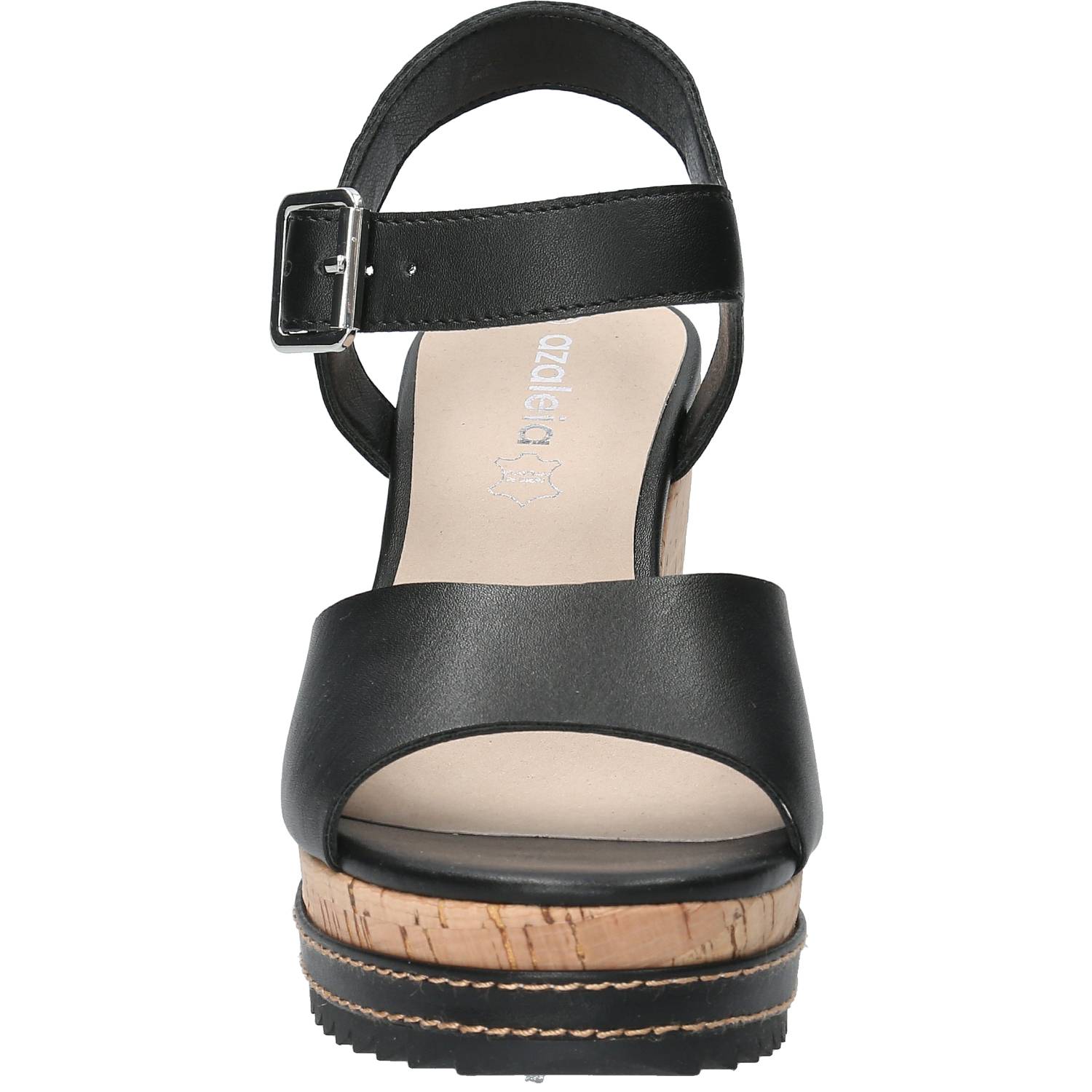 Sandalia Mujer Harmony Negro Azaleia