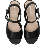 Sandalia Mujer Harmony Negro Azaleia
