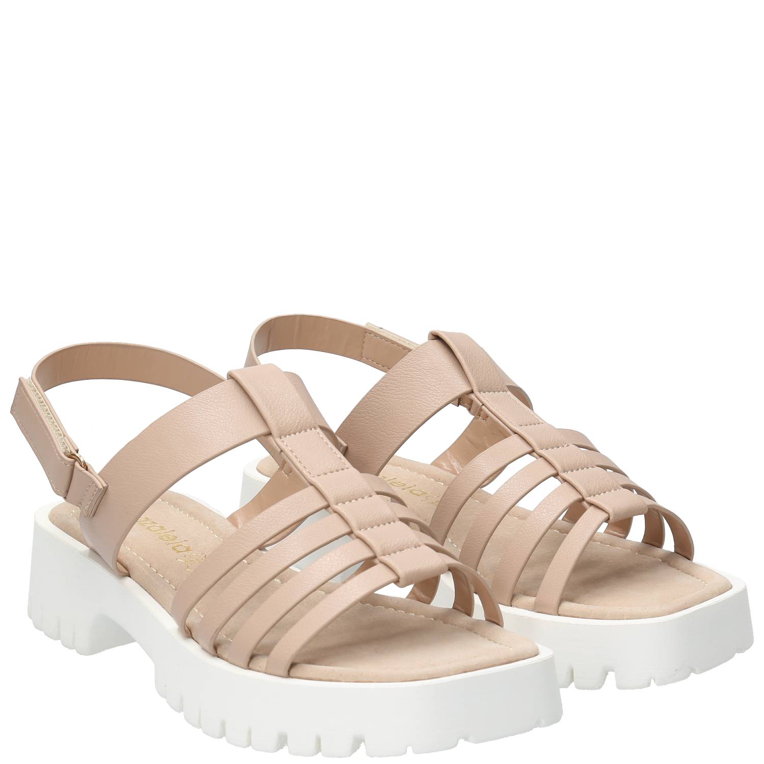 Sandalia Mujer Madelia Beige Azaleia