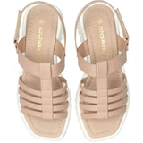 Sandalia Mujer Madelia Beige Azaleia