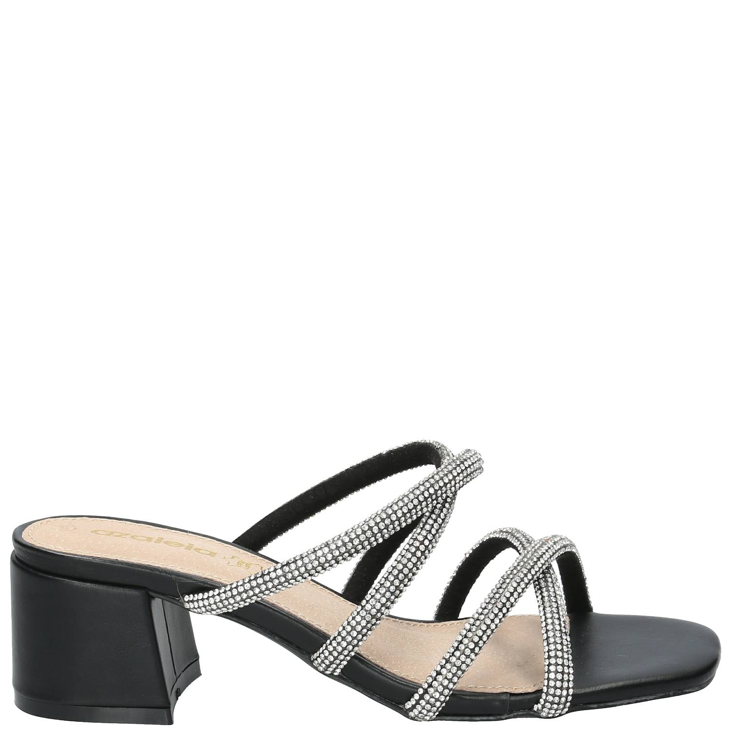 Sandalia Mujer Cadie Negro Azaleia