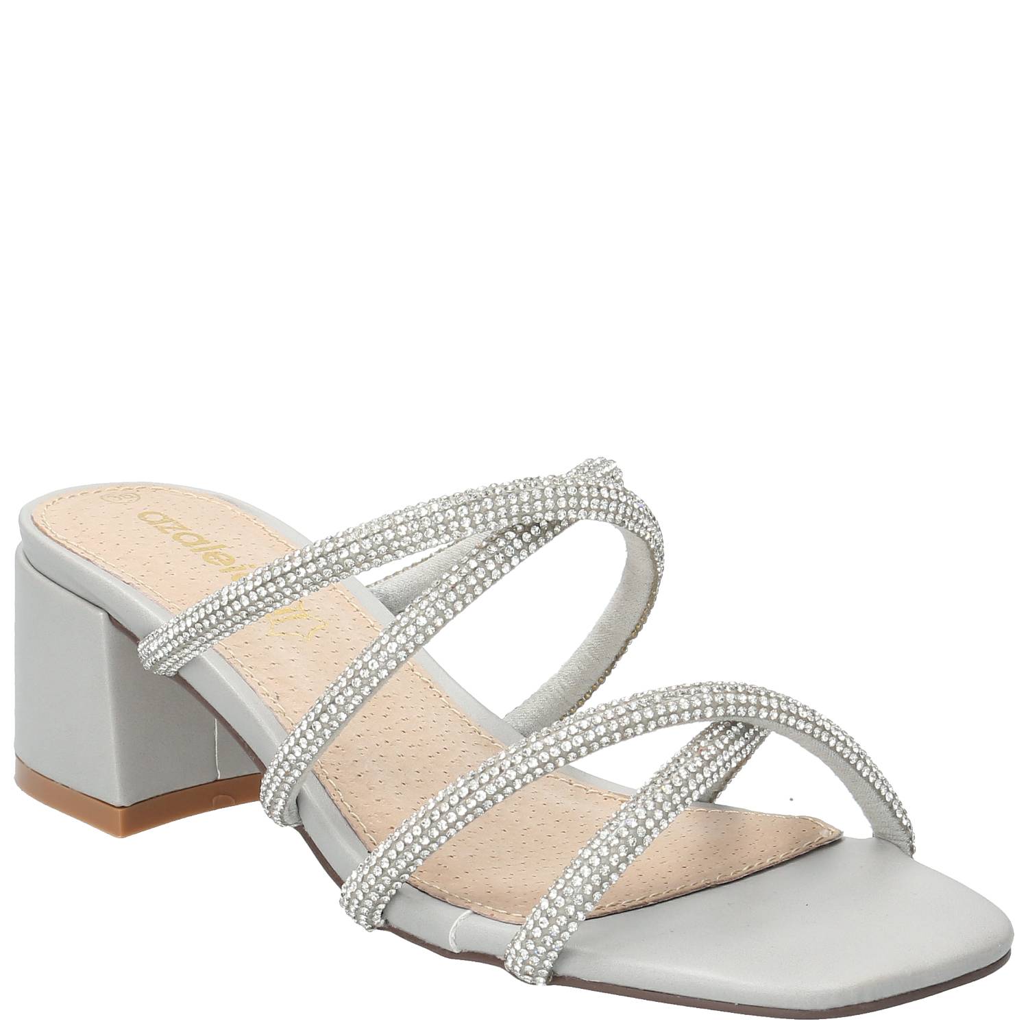 Sandalia Mujer Cadie Plateado Azaleia