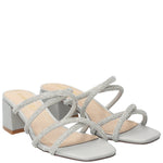 Sandalia Mujer Cadie Plateado Azaleia