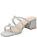 Sandalia Mujer Cadie Plateado Azaleia