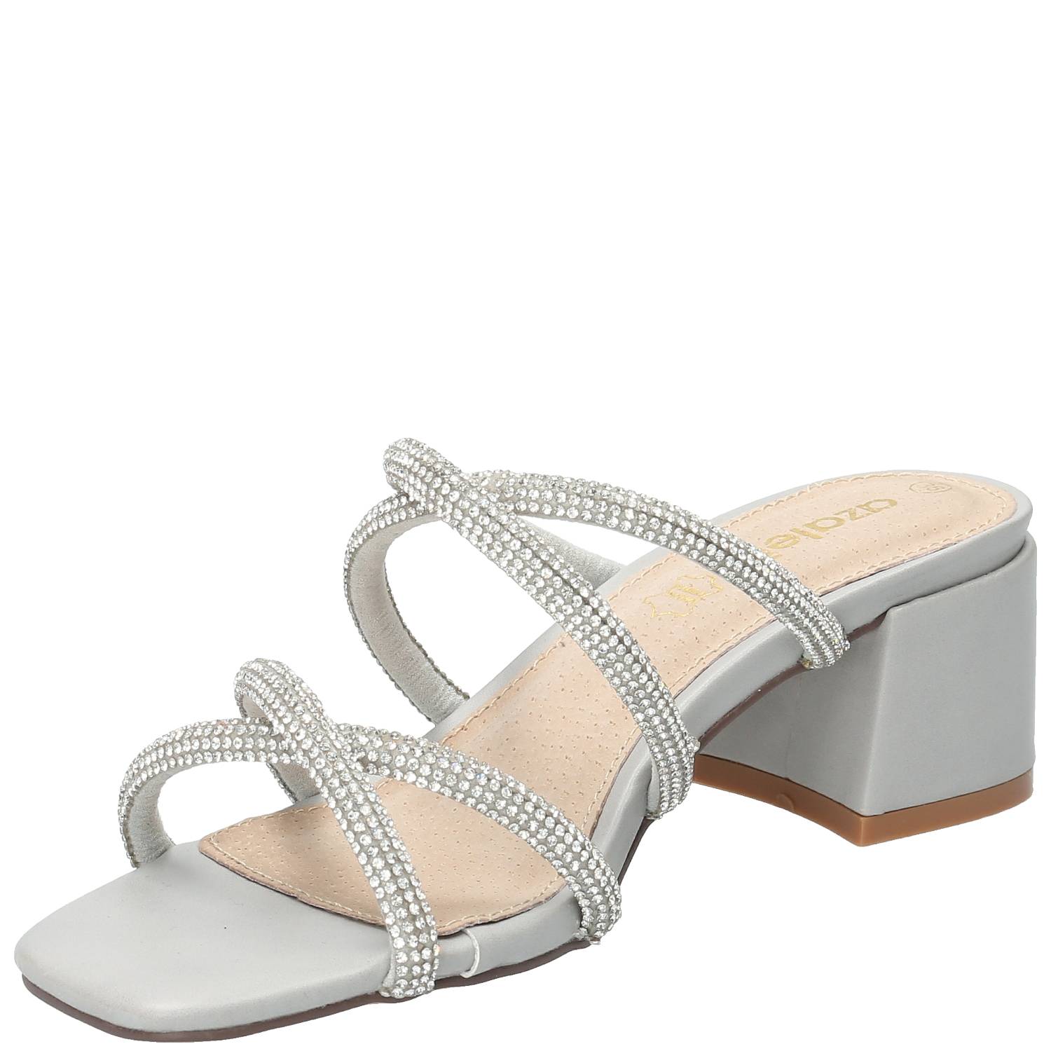 Sandalia Mujer Cadie Plateado Azaleia