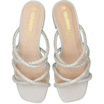 Sandalia Mujer Cadie Plateado Azaleia