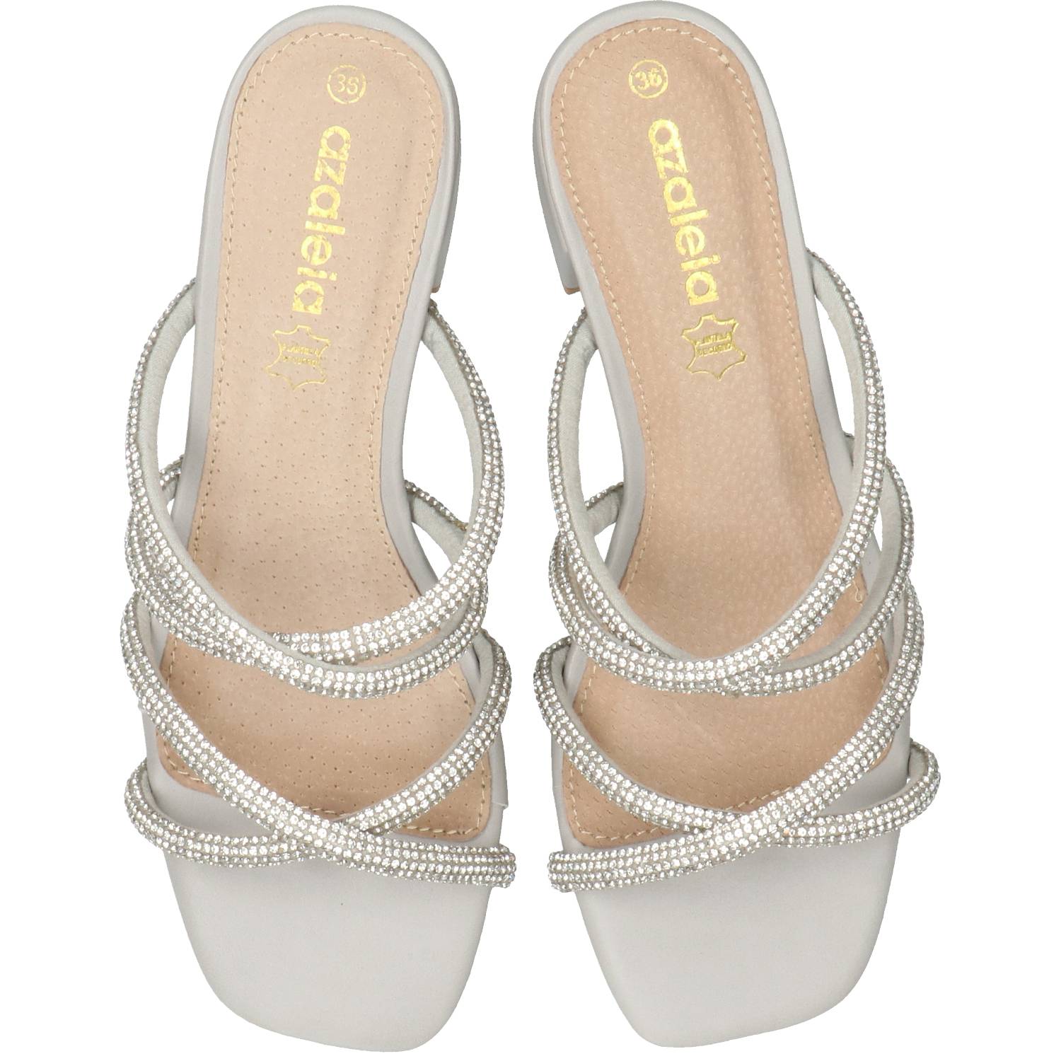 Sandalia Mujer Cadie Plateado Azaleia