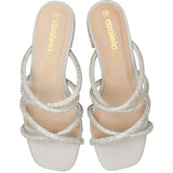 Sandalia Mujer Cadie Plateado Azaleia