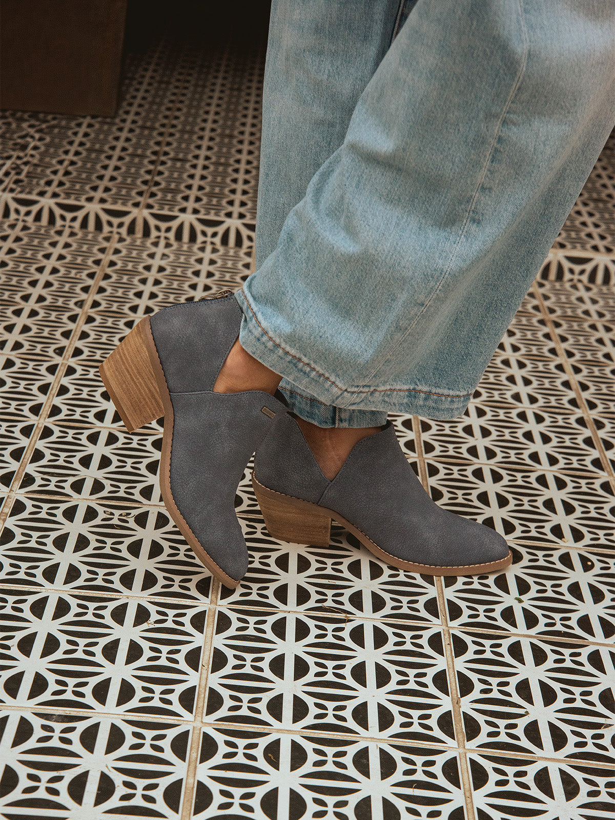 Botín Mujer Justina Denim Azaleia