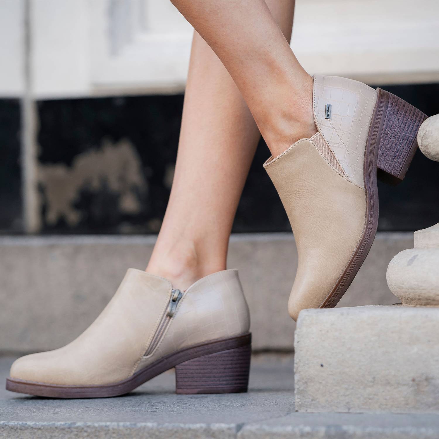 Botín Mujer Kaia Café Azaleia