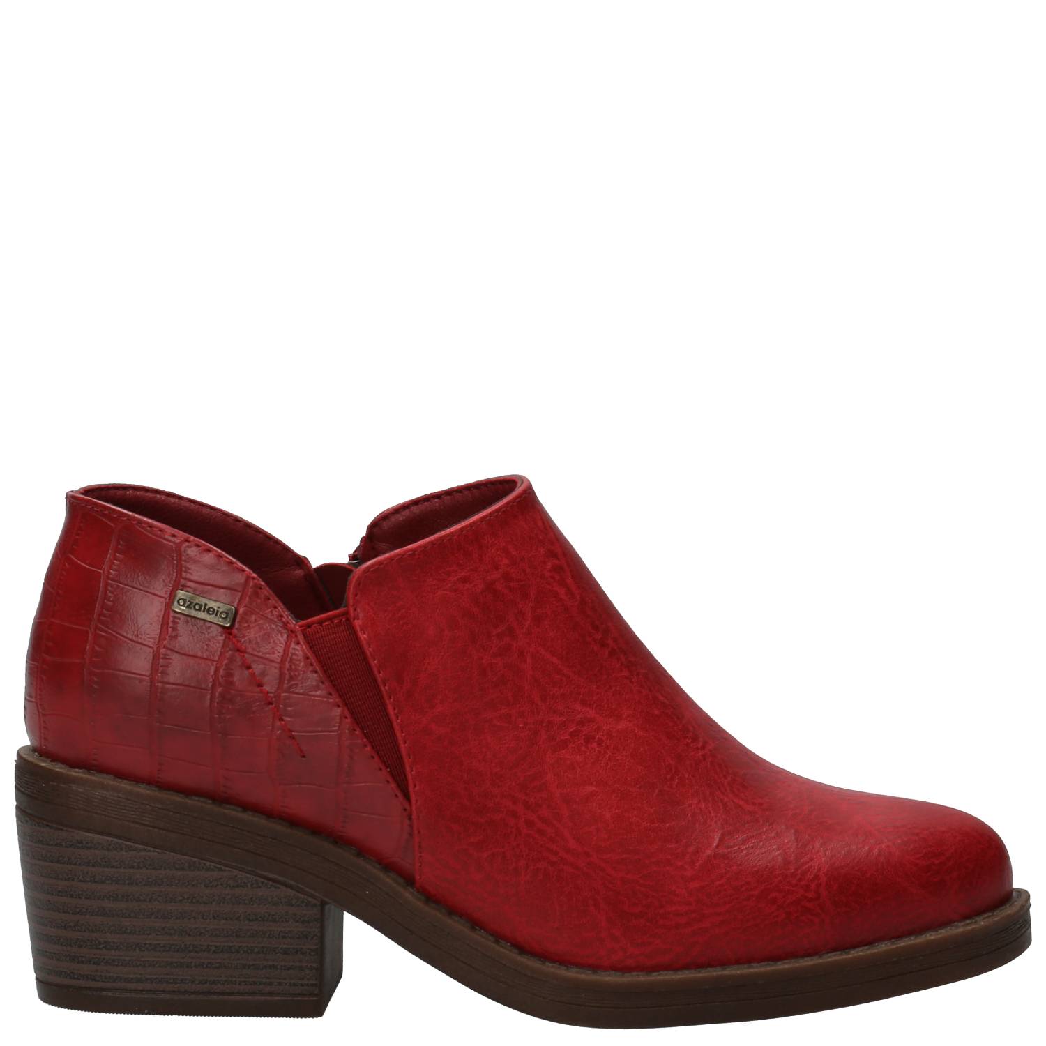 Botín Mujer Kaia Rojo Azaleia