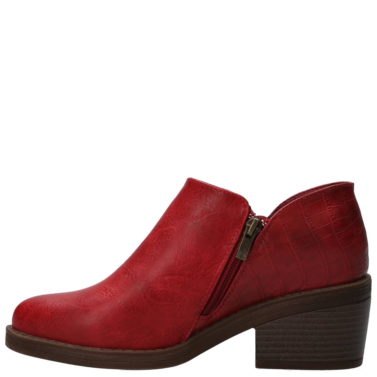 Botín Mujer Kaia Rojo Azaleia