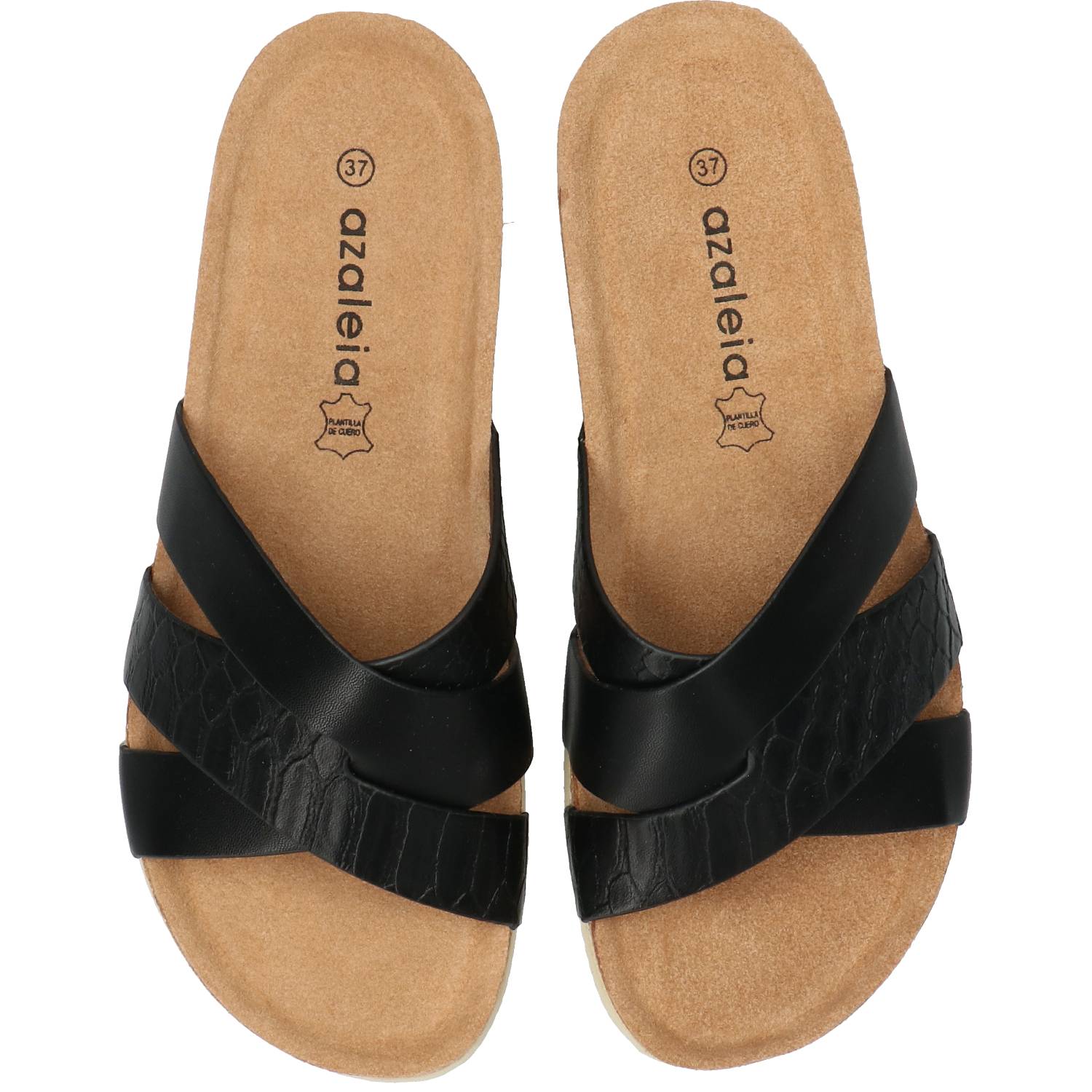 Sandalia Mujer Layna Negro Azaleia