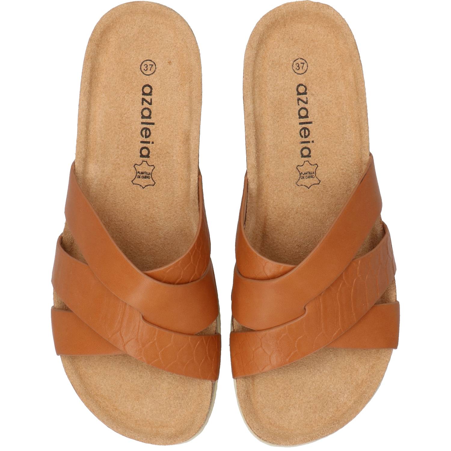 Sandalia Mujer Layna Cognac Azaleia