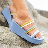 Sandalia Mujer Petra Azul Azaleia