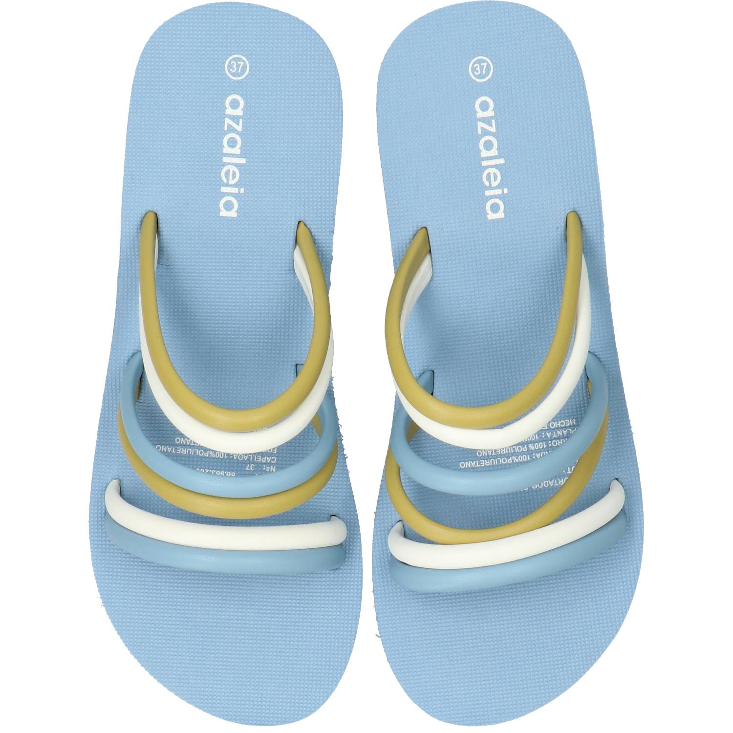 Sandalia Mujer Petra Azul Azaleia