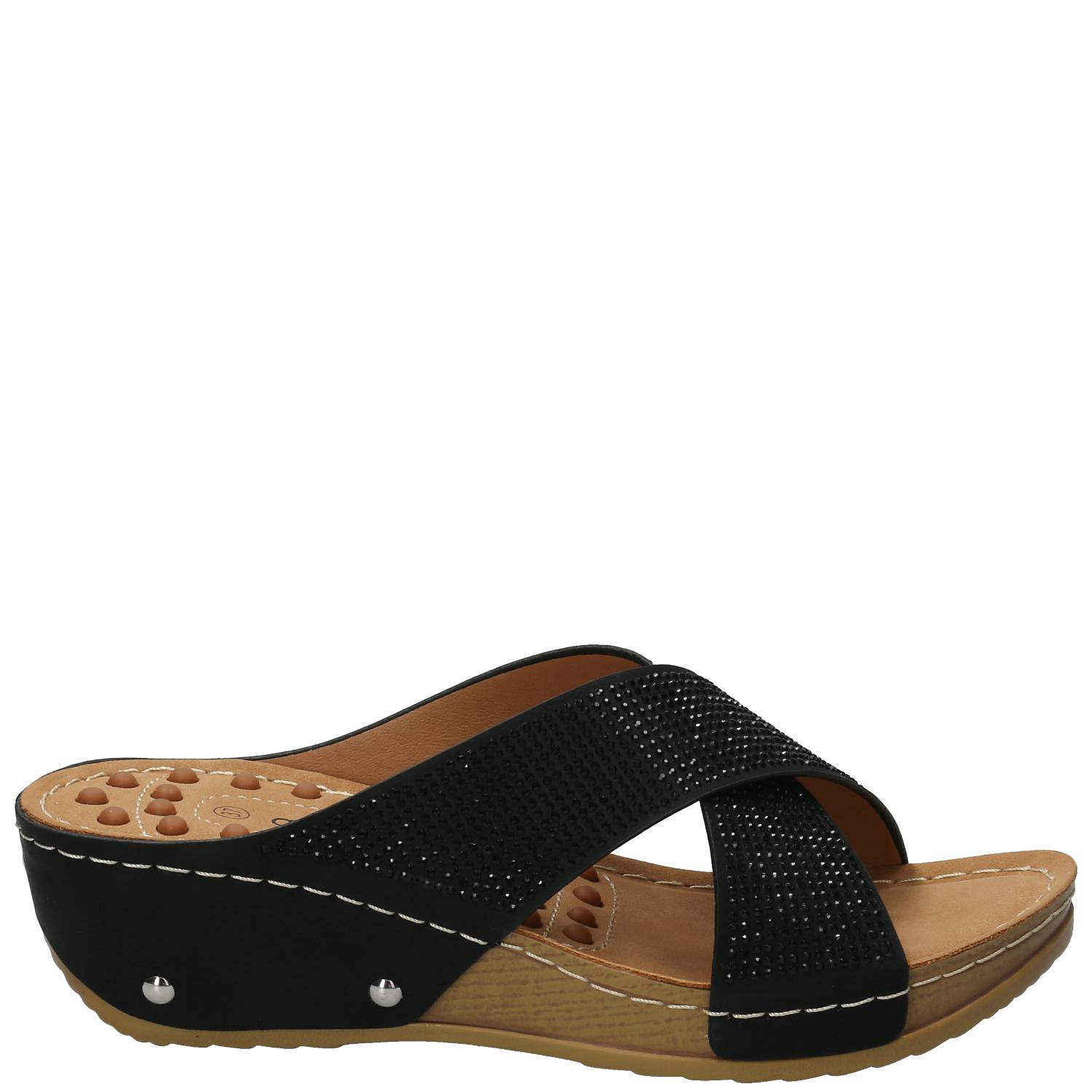 Sandalia Mujer Urania Negro Azaleia