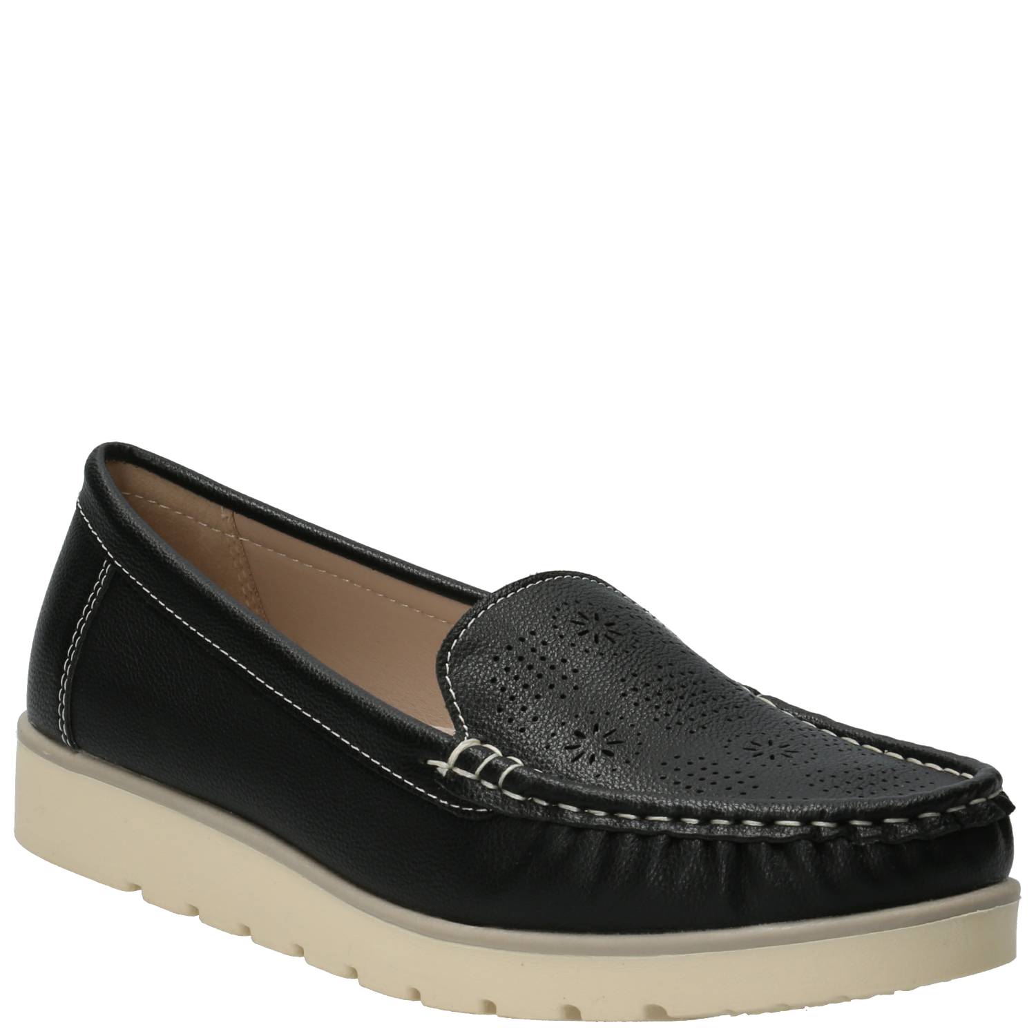 Mocasín Mujer Xandra Negro Azaleia