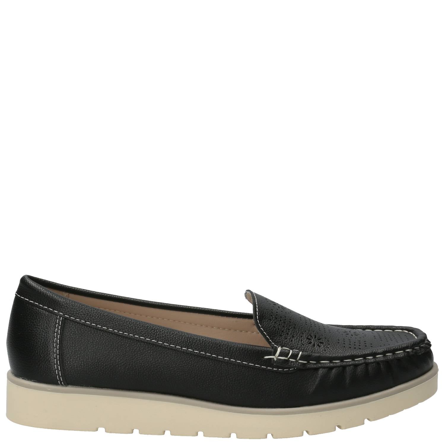 Mocasín Mujer Xandra Negro Azaleia