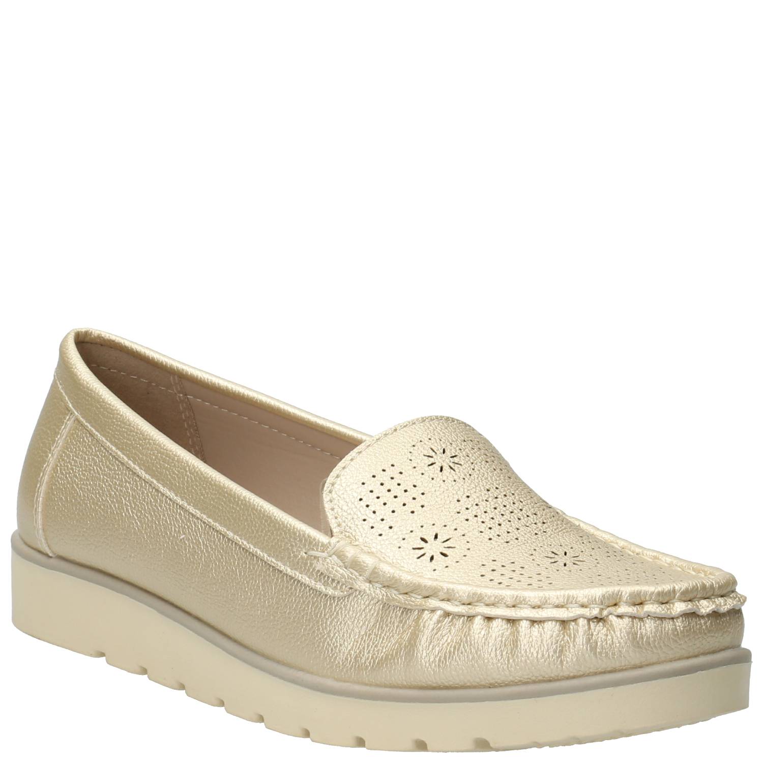 Mocasín Mujer Xandra Dorado Azaleia