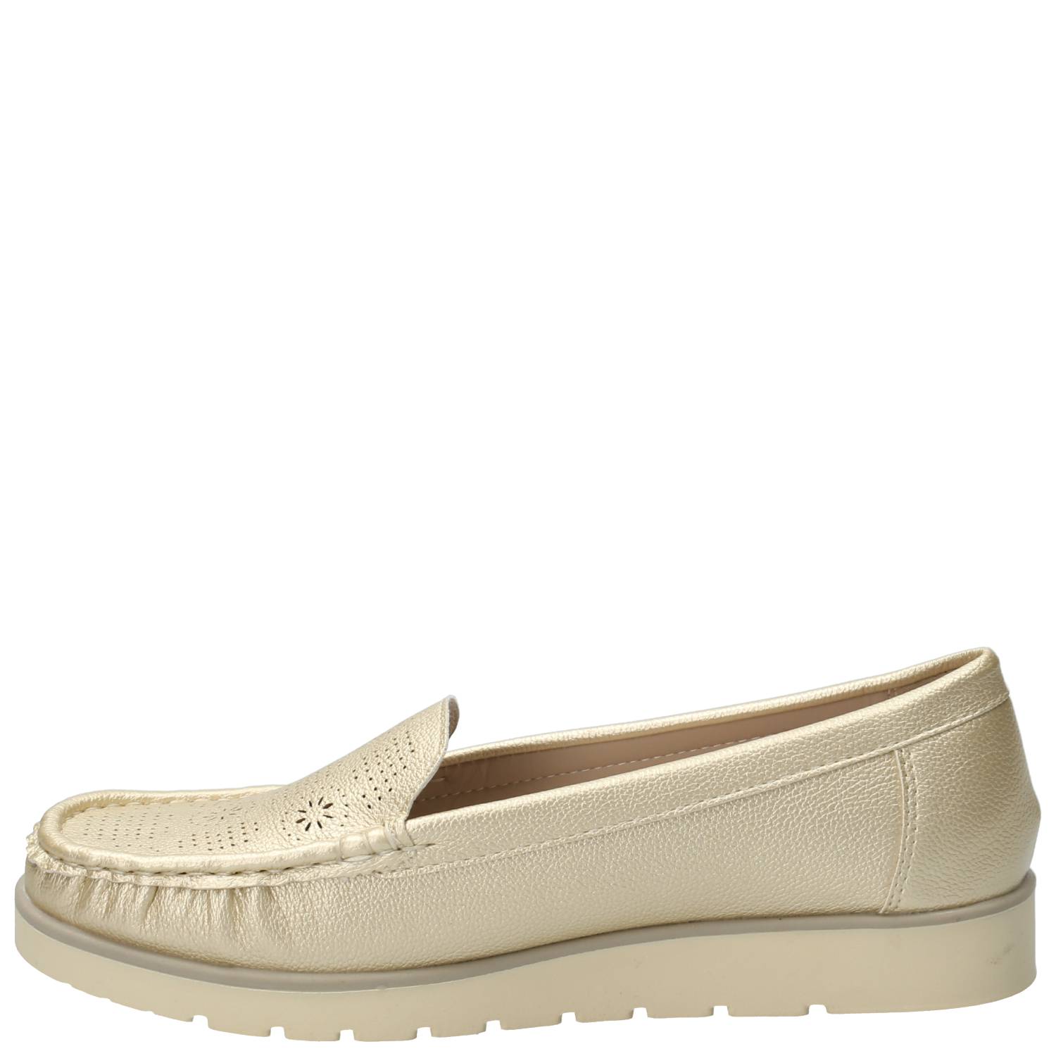 Mocasín Mujer Xandra Dorado Azaleia