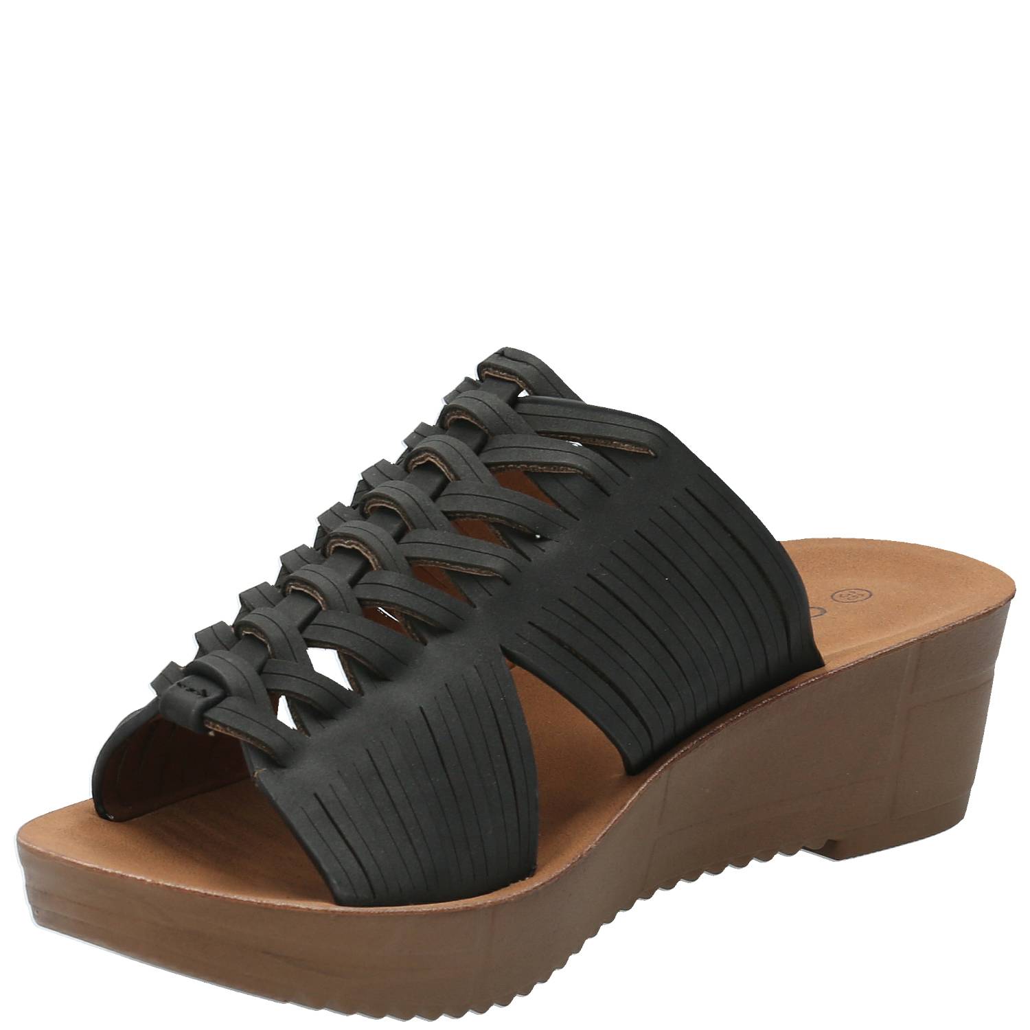Sandalia Mujer Dalia Negro Azaleia