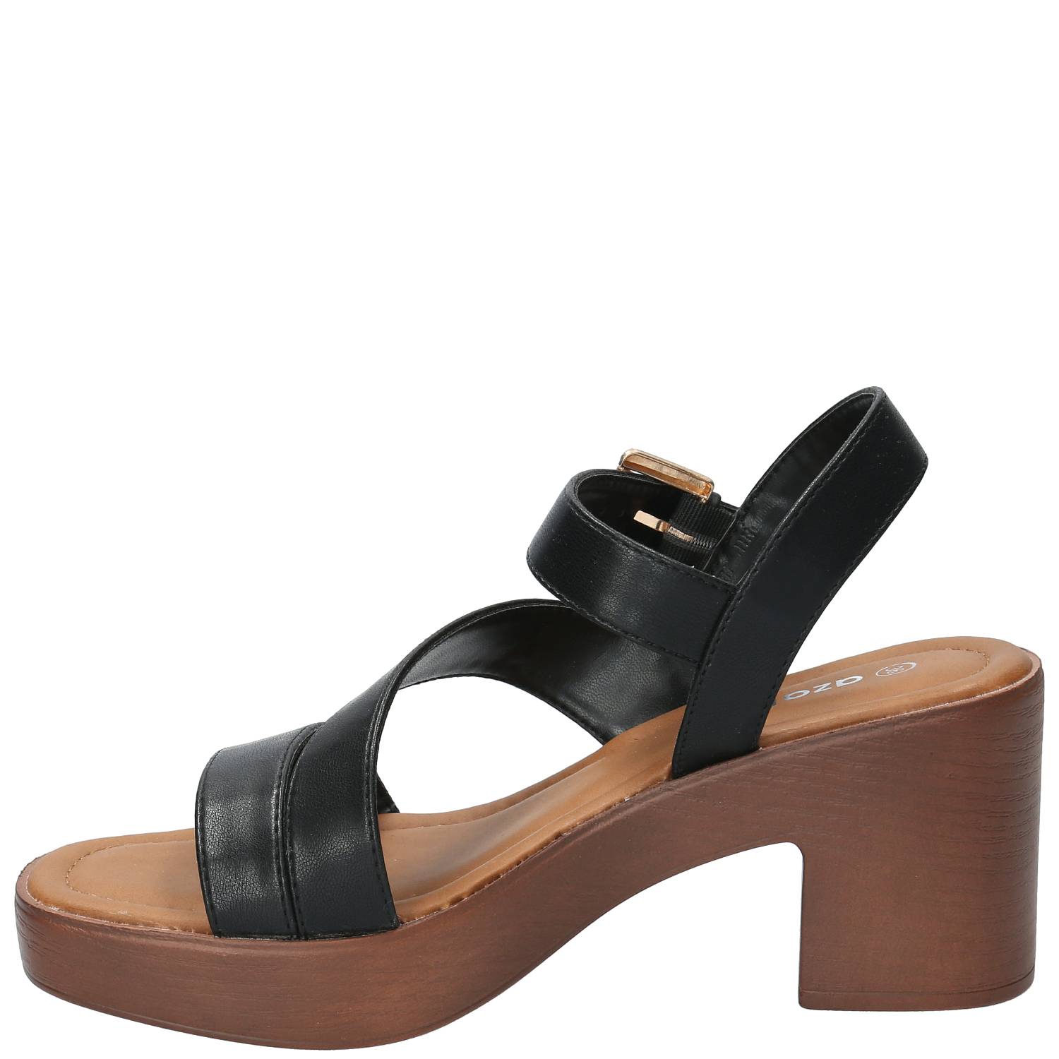 Sandalia Mujer Chloe Negro Azaleia