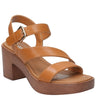 Sandalia Mujer Chloe Cognac Azaleia