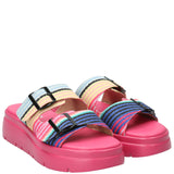 Sandalia Mujer Nora Rayas/Stripes Azaleia