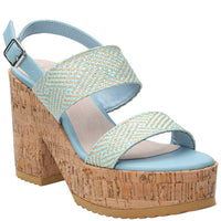 Sandalia Mujer Hatria Celeste Azaleia