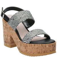 Sandalia Mujer Hatria Negro Azaleia