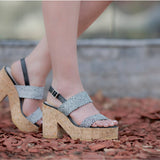 Sandalia Mujer Hatria Negro Azaleia