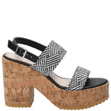 Sandalia Mujer Hatria Negro Azaleia