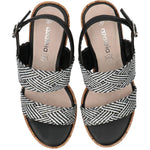 Sandalia Mujer Hatria Negro Azaleia