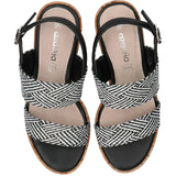 Sandalia Mujer Hatria Negro Azaleia