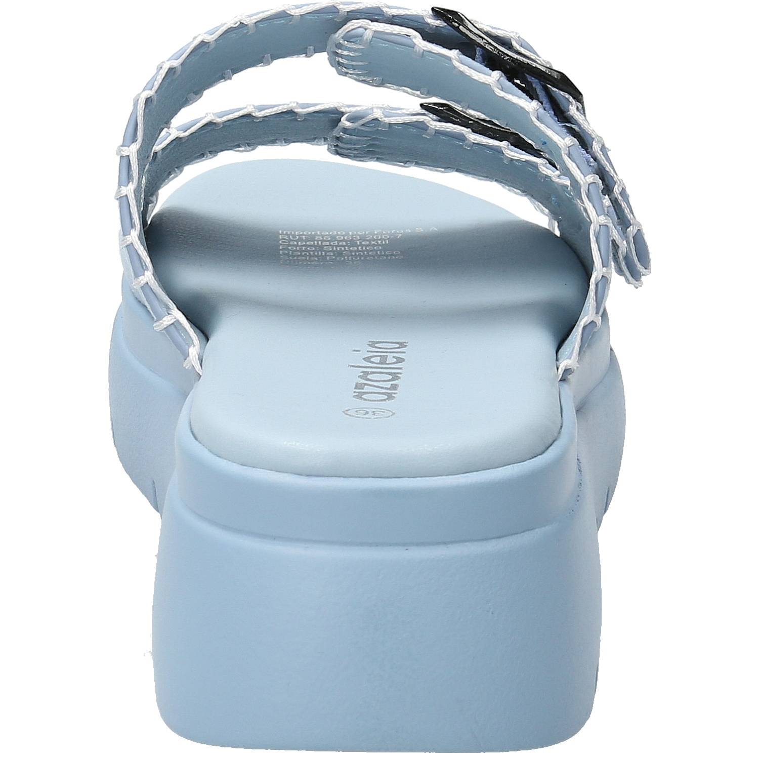 Sandalia Mujer Orelle Celeste Azaleia