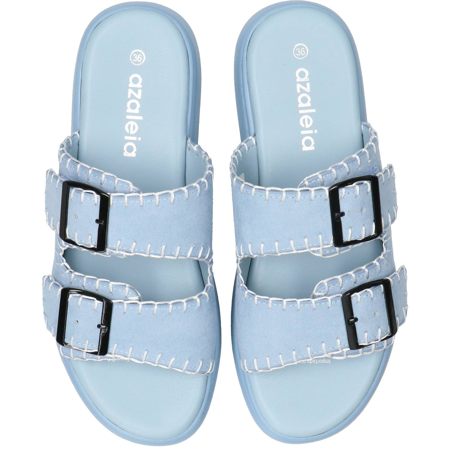 Sandalia Mujer Orelle Celeste Azaleia