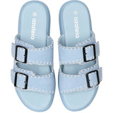 Sandalia Mujer Orelle Celeste Azaleia