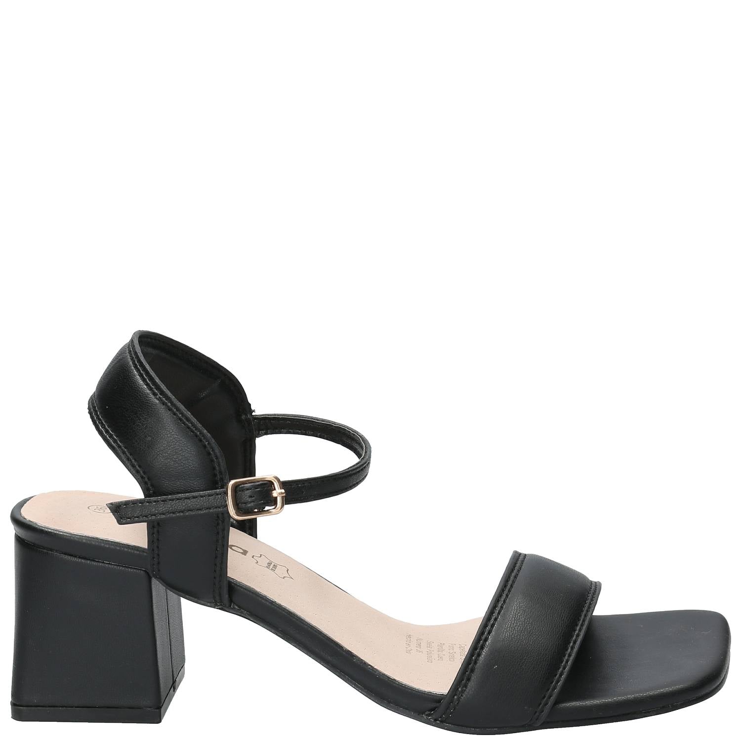 Sandalia Mujer Lindy Negro Azaleia